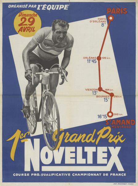 1er Grand Prix Noveltex. Affiche