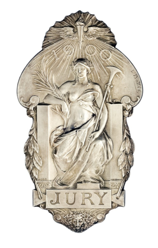 Plaquette de Jury pour l’Exposition Universelle de 1900