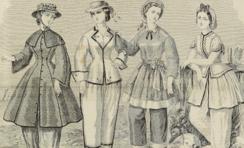 Costumes de mer, La Mode Illustrée, 20 juillet 1863 