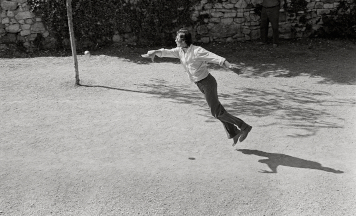 Jeu provençal, photographie de Hans Silvester, Gigondas, années 1970