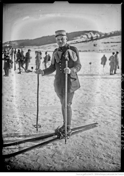 Photographie du Le Colonel Bonvalot à ski