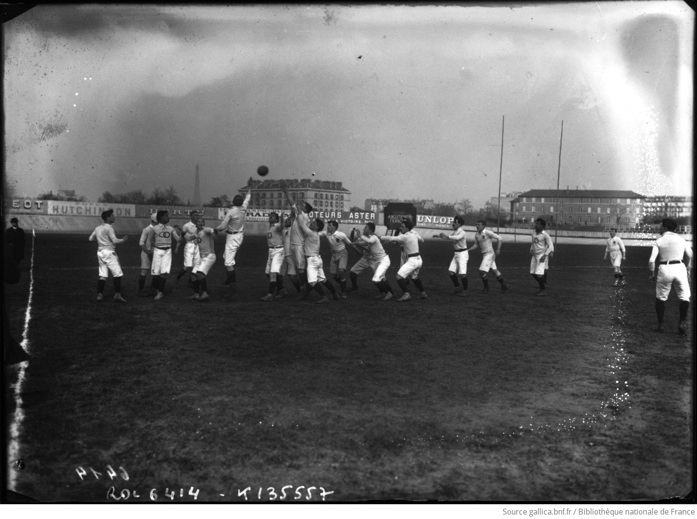 match de rugby France Angleterre 22 mars 1906
