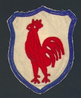 écusson du coq français des années 1920