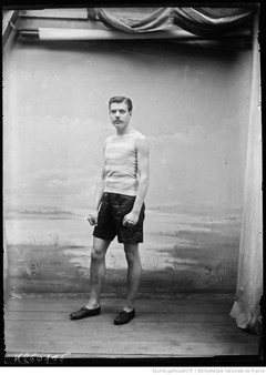 TUNMER A.A. portrait de l'athlète du Racing Club de France 1898