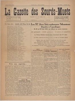 Gazette des sourds et muets